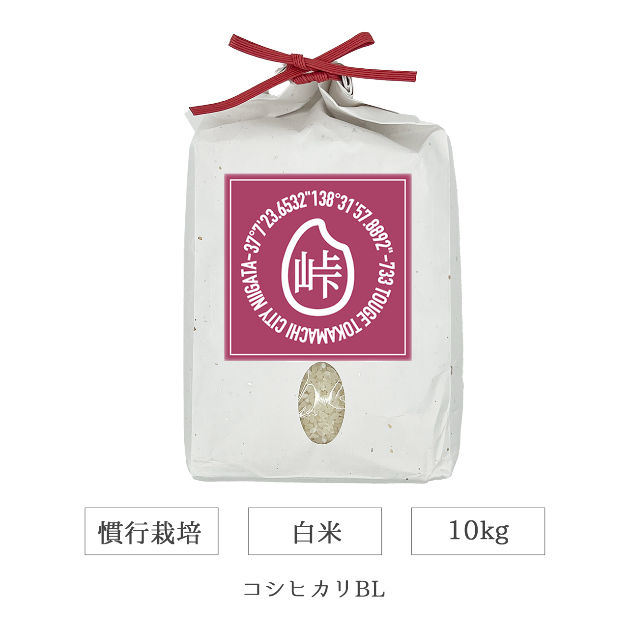令和7年 慣行栽培 白米 10kg コシヒカリBL 新潟県産｜TOUGE733